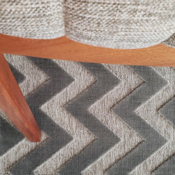 tapete memphis cinza bege zig zag asiatex alto relevo sala quarto escritorio jetex 1