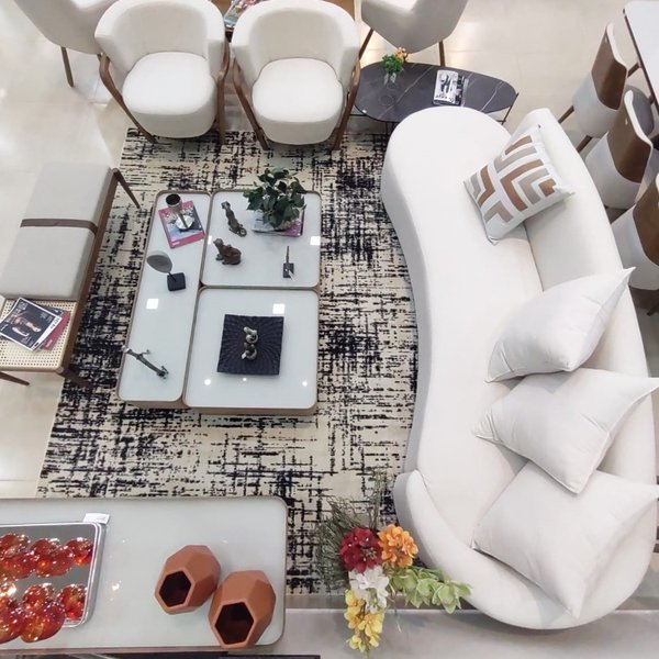 tapete para sala quarto estonado bege preto liege 02 belga edantex jetex 2