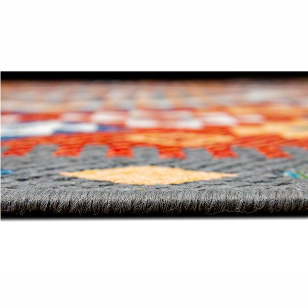 tapete para sala quarto varanda piscina area externa area interna aurora 06 vermelho kilim jetex