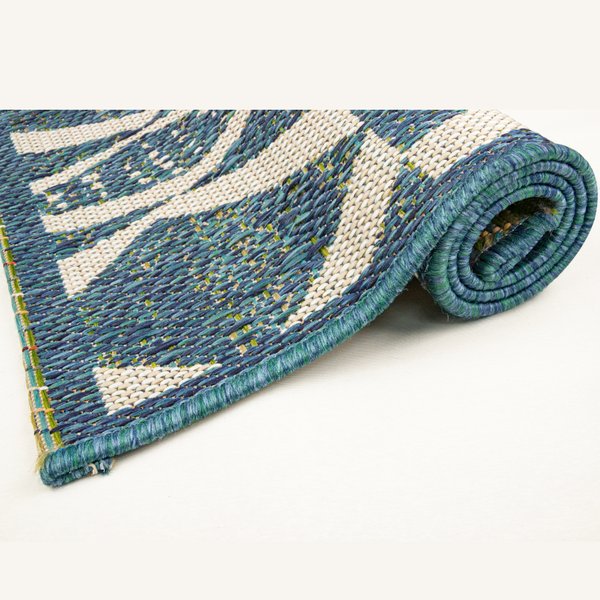 tapete para sala quarto varanda piscina area externa area interna aurora 06 azul kilim jetex 5