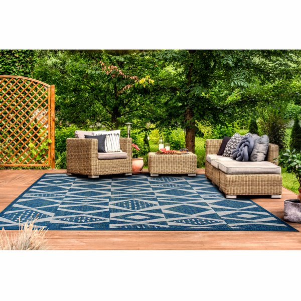 tapete para sala quarto varanda piscina area externa area interna aurora 06 azul kilim jetex 6