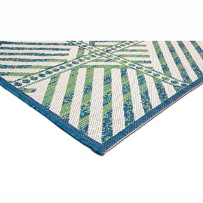 tapete para sala quarto varanda piscina area externa area interna aurora geometrico 03 azul kilim jetex 5