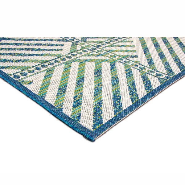 tapete para sala quarto varanda piscina area externa area interna aurora geometrico 03 azul kilim jetex 5