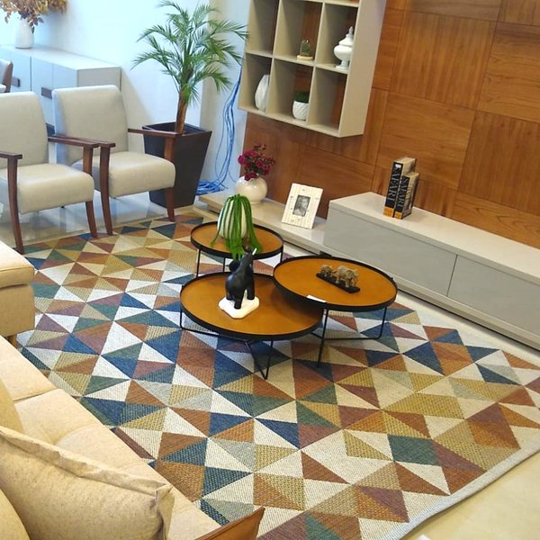 tapete para sala quarto varanda piscina area externa area interna aurora geometrico 04 colorido kilim jetex 10