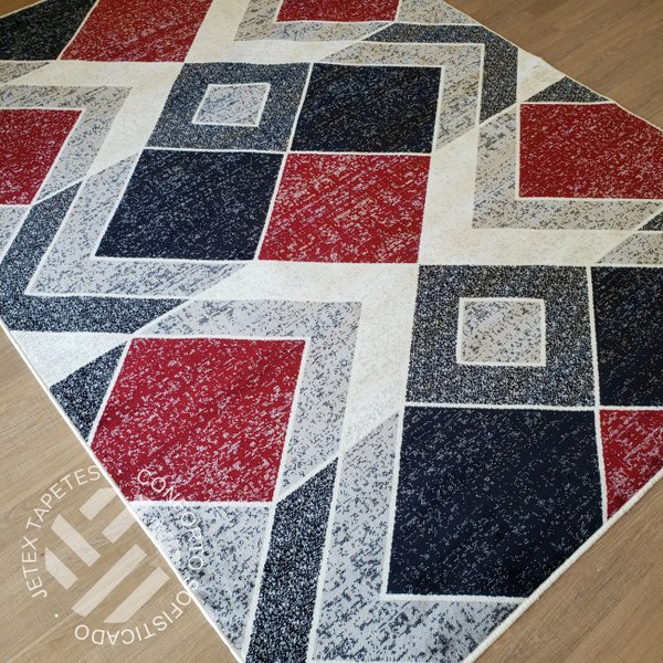 tapete para sala quarto antuerpia 04 jetex edantex vermelho 7