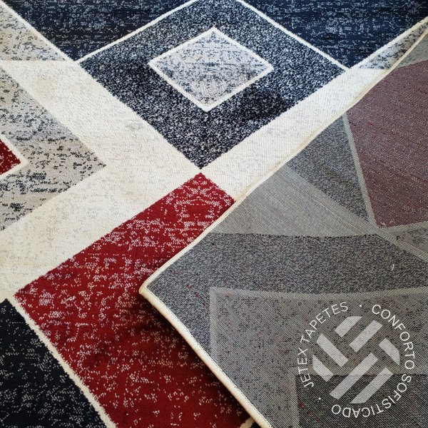 tapete para sala quarto antuerpia 04 jetex edantex vermelho 9