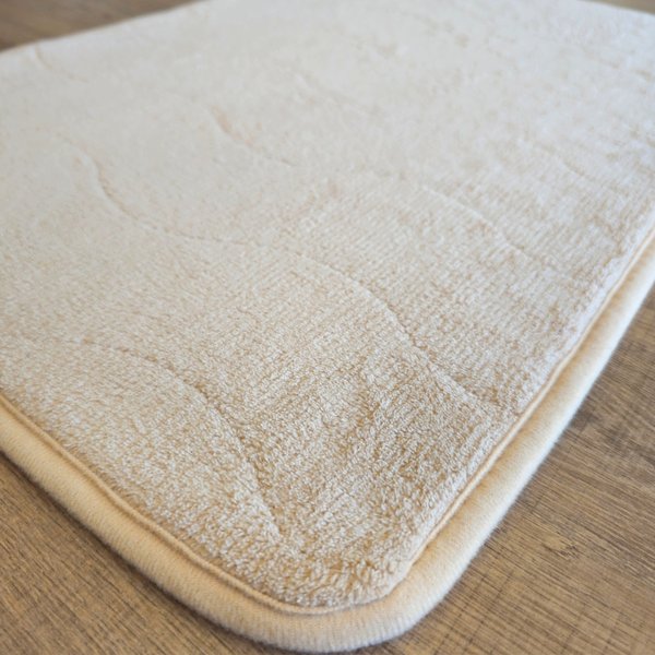 touch 40x60 cor 08 tapete para banheiro lavabo bege macio jetex 11