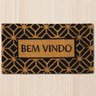 tapete capacho fibra de coco bem vindo 26 33x60 porta entrada jetex tapetes 2 1